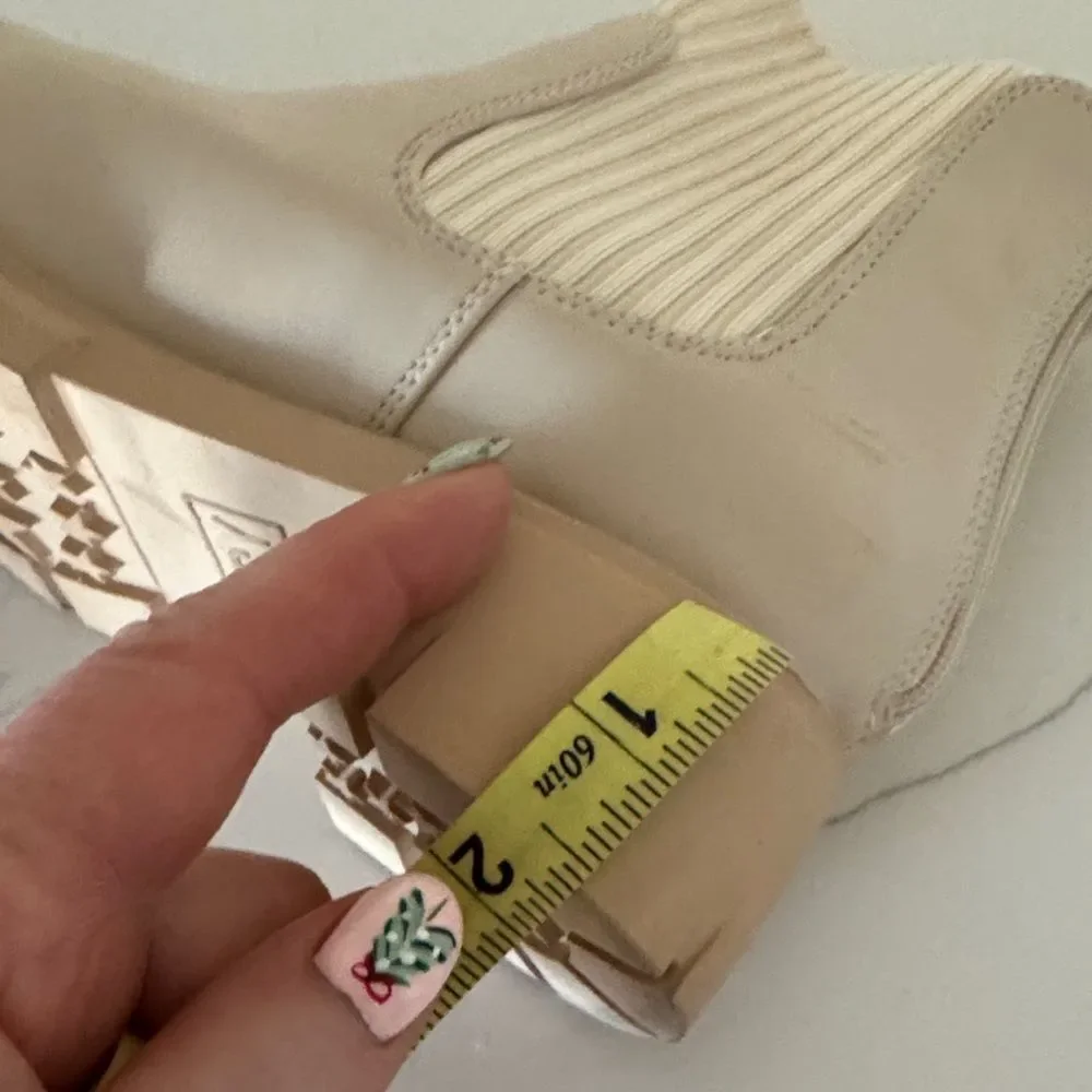 Stylish Cream Kids Ankle Boots